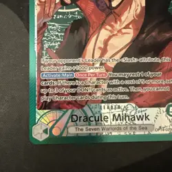 Dracule Mihawk - OP14-020 (Alternate Art) The Azure Sea's Seven Foil - Image 5