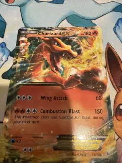 Pokemon Charizard EX 12/106 XY Flashfire Ultra Rare Holo Card MP - Image 3