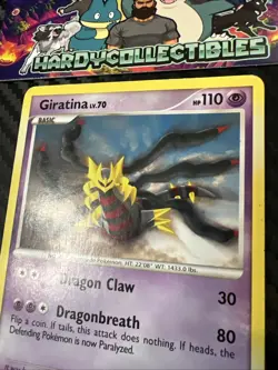 Pokemon Card Giratina LV.70 28/127 Platinum Base Set Non Holo - Image 3