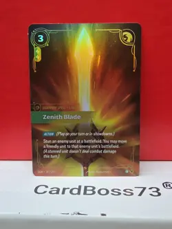 RIFTBOUND ORIGINS ZENITH BLADE CARD #262/298 - Image 1
