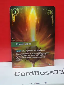 RIFTBOUND ORIGINS ZENITH BLADE CARD #262/298 - Image 2