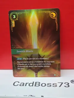 RIFTBOUND ORIGINS ZENITH BLADE CARD #262/298 - Image 3