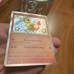 Pokemon Charmander Holo Rare Shiny Card 109/091 Paldean Fates SV4.5 - Image 3