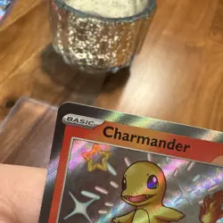 Pokemon Charmander Holo Rare Shiny Card 109/091 Paldean Fates SV4.5 - Image 5