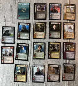 LOT #10 - Exclusive - Lord of the Rings TCG : 18x Elvish Tengwar Cards - Image 1