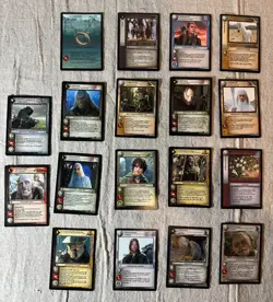 LOT #10 - Exclusive - Lord of the Rings TCG : 18x Elvish Tengwar Cards - Image 2