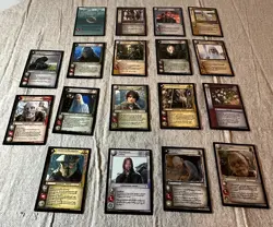 LOT #10 - Exclusive - Lord of the Rings TCG : 18x Elvish Tengwar Cards - Image 4