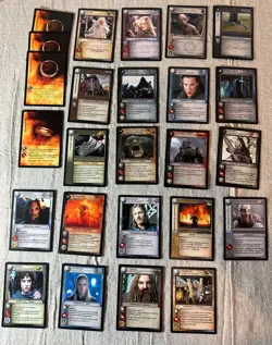 LOT #9 - Exclusive - Lord of the Rings TCG : 25x Elvish Tengwar + Promo Cards - Image 3