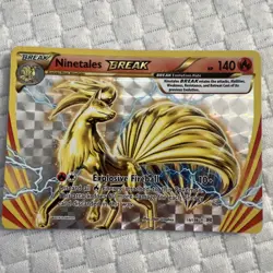 Pokemon TCG Ninetails BREAK 16/108 Evolutions Ultra Rare Card LP/NM - Image 1
