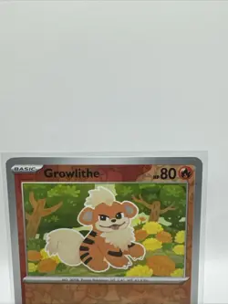 Pokemon TCG Card - Growlithe 27/182 Reverse Holo | Common | 2025 Destined Rivals - Image 2
