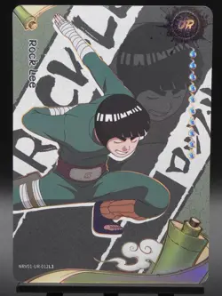 Rock Lee NRV01-UR-012L3 English Naruto Kayou Card Heavens Scroll NM - Image 1