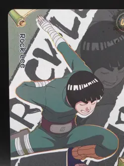 Rock Lee NRV01-UR-012L3 English Naruto Kayou Card Heavens Scroll NM - Image 5