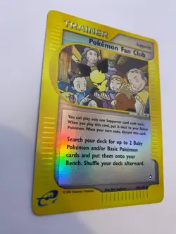 Pokemon Card - Reverse-Holo Pokemon Fan Club 130/147 Aquapolis *MP* e-Card UC - Image 5