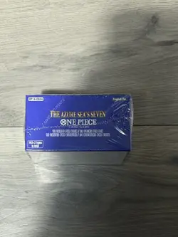 One Piece Card Game - OP14 The Azure Sea's Seven Booster Box SEALED IN HAND - Image 4