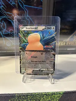 Pokemon TCG Snorlax ex 076/131 Prismatic Evolutions Stamp Stamped Promo Card -NM - Image 1