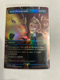 Foil Flash Photography NM/M Final Fantasy Magic MTG - Image 1