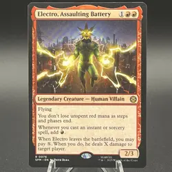 Electro, Assaulting Battery R Marvel's Spider-Man 76 NM Non-Foil - Image 1