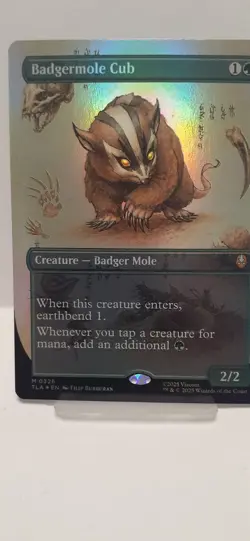 BADGERMOLE CUB (BORDERLESS) FOIL - AVATAR: THE LAST AIRBENDER MTG 0326 - Image 4