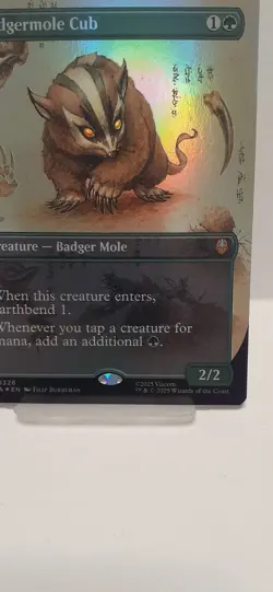 BADGERMOLE CUB (BORDERLESS) FOIL - AVATAR: THE LAST AIRBENDER MTG 0326 - Image 5
