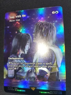 MTG Magic The Gathering Stay With Me Rhystic Study Showcase Foil #0031 - Image 1