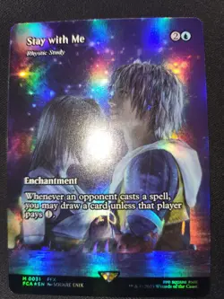 MTG Magic The Gathering Stay With Me Rhystic Study Showcase Foil #0031 - Image 2