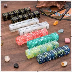 60 Pieces MTG Dice Set with Keyword Token Dice & Plus 1 Life Counter & Shield... - Image 4