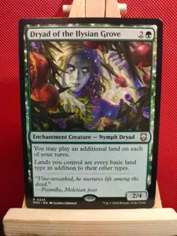 Dryad of the Ilysian Grove - Modern Horizons 3 Commander - NM - Rare - MTG - Image 1
