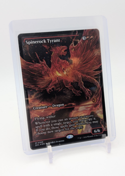MTG - Spinerock Tyrant (0389) - FOIL Showcase Mythic #389 - Lorwyn Eclipsed NM - Image 1