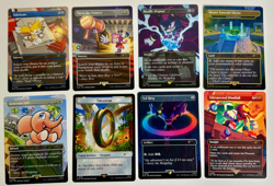 MTG: Magic Secret Lair x Sonic Hedgehog: Chasing Adventure Set of 8 - Image 1