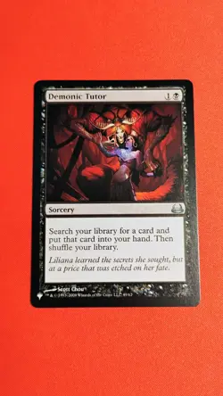MTG Demonic Tutor - NM-Mint, English The List Reprints - Image 1