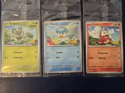 Pokemon First Class Promo SEALED Quaxly Sprigatito Fuecoco Indonesia US SELLER - Image 1