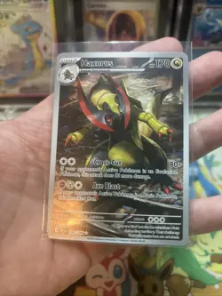 Pokemon Haxorus 147/086 Black Bolt illustration Rare Light play LP - Image 2