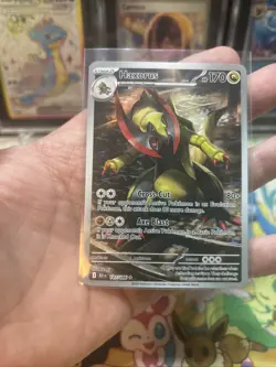 Pokemon Haxorus 147/086 Black Bolt illustration Rare Light play LP - Image 3