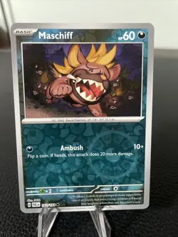 Pokemon TCG Maschiff Scarlet & Violet - Paldea Evolved 141/193 Reverse Holo... - Image 1