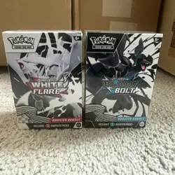 Pokemon Black Bolt & White Flare BOOSTER BUNDLE Set of 2! Factory Sealed - Image 1