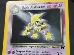 Pokemon Team Rocket "Dark Alakazam" 1/82 / Holo Rare / Lightly Played - Image 4