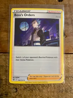 Pokemon TCG - Brilliant Stars - 132/172 - Boss's Orders Cosmic Holo - Image 1