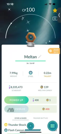 Pokemon Go Shiny Meltan - Image 1