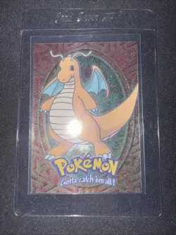 Dragonite E12 Topps Pokemon the First Movie 1999 Near Mint NM Holo Foil - Image 1