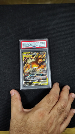 ✨ PSA 10 ✨ 2019 Pokemon SM201 Reshiram & Charizard GX TAG TEAM (LOW PSA POP) - Image 2
