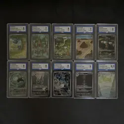 Pokemon Graded Bundle Of 10 Slabs - Image 1