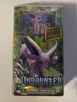 Pokemon HS Undaunted Daybreak Deck Box with Booster SEALED NEW - Image 1