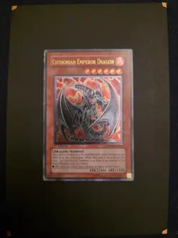Chthonian Emperor Dragon TAEV-EN019 1st Edition Ultimate Rare Yu-Gi-Oh! - Image 1