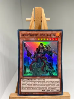 Ancient Warriors - Loyal Guan Yun - Super Rare 1st Edition IGAS-EN012 NM YuGiOh - Image 1