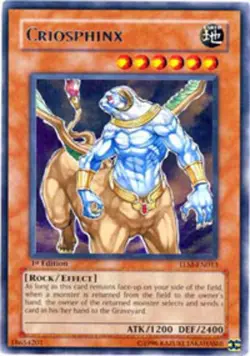 1x (NM) Criosphinx - TLM-EN013 - Rare - 1st Edition YuGiOh - Image 1