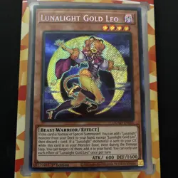 Lunalight Gold Leo DUAD-EN005 Secret Rare 1st Edition Near Mint Condition - Image 1