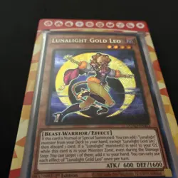 Lunalight Gold Leo DUAD-EN005 Secret Rare 1st Edition Near Mint Condition - Image 5