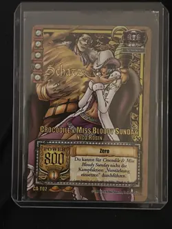 CA-T02 Crocodile & Miss Bloody Sunday (Nico Robin) - One Piece TCG (DE) - Image 1