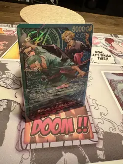 One Piece CCG Roronoa Zoro & Sanji Leader ST12-001 English - Image 1