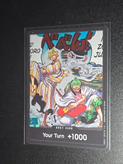 One Piece TCG Zoro & Sanji DON!! OP06 “Wings of the Captain” Shiny NM - Image 1